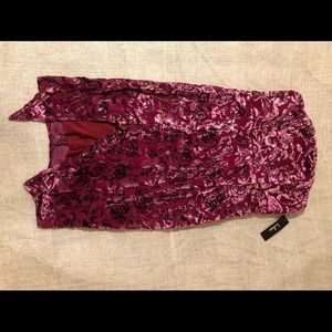 Strapless Velvet dress